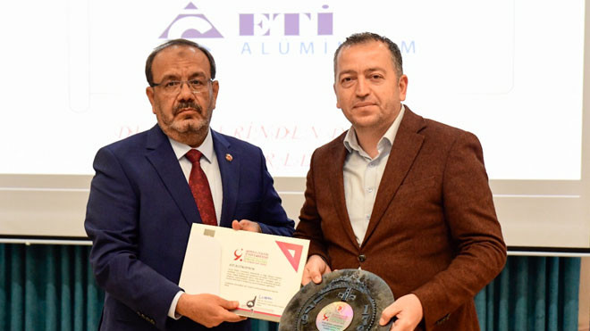 Konya Teknik Üniversitesi’nden Eti Alüminyuma plaket