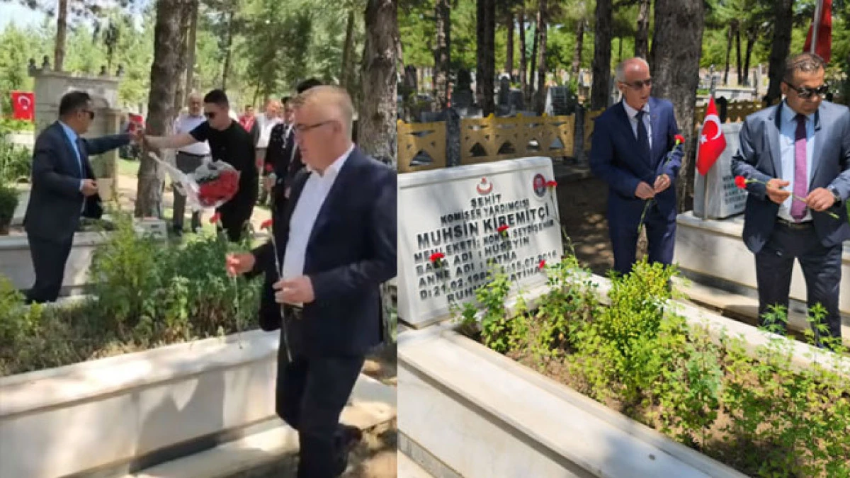 15 Temmuz Şehidi Muhsin Kiremitçi mezarı başında anıldı