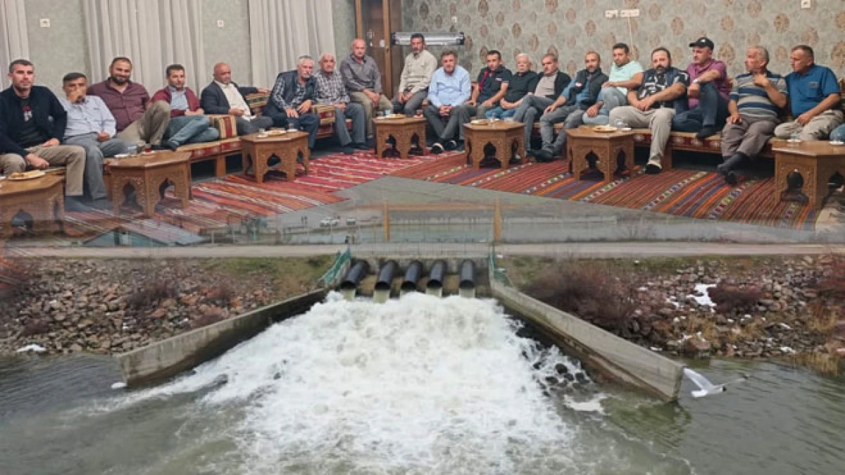 Ahırlı halkı tarım arazileri sulayabilmek için çözüm arıyor