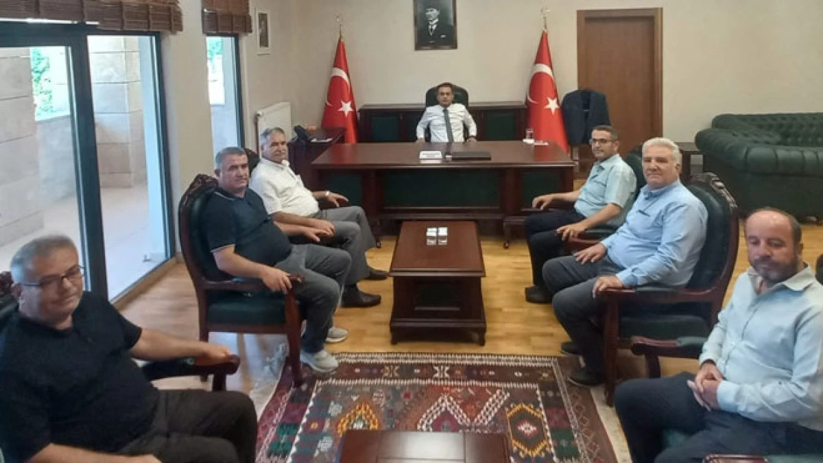 Ak Parti Teşkilatı’ndan Kaymakam Kıyıcı’ya hayırlı olsun ziyareti
