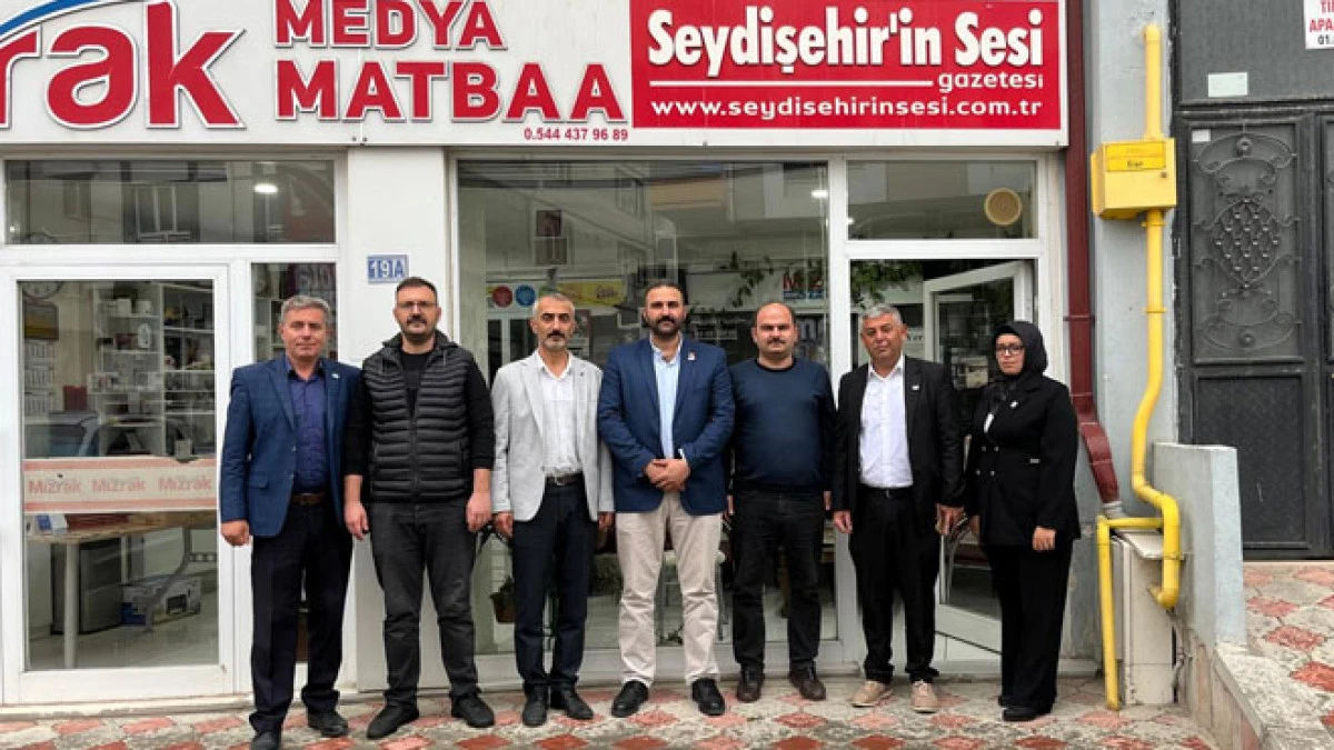 Anahtar Parti İlçe Teşkilatı'ndan gazetemize ziyaret