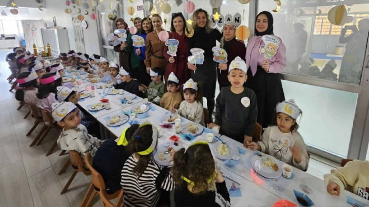 Anaokulu &ouml;ğrencileri 'tekne orucu' tuttu