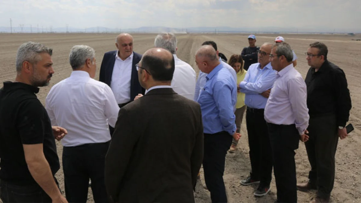 Başkan Erkoyuncu, pancar ekimine start verdi