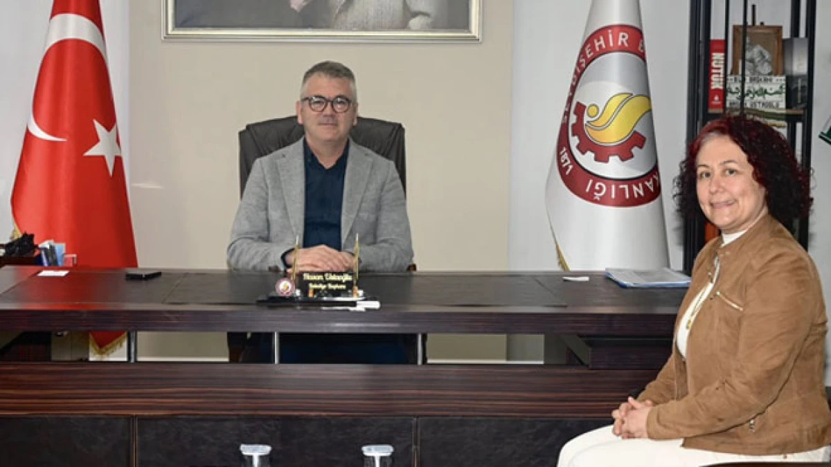 Başkan Ustaoğlu, yazar &Uuml;n&uuml;var&rsquo;ı ağırladı