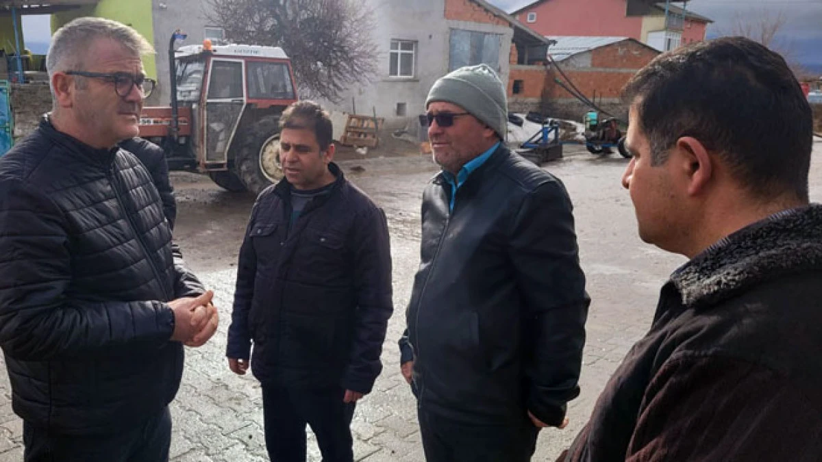 Başkan Ustaoğlu&rsquo;ndan evi yanan aileye ziyaret