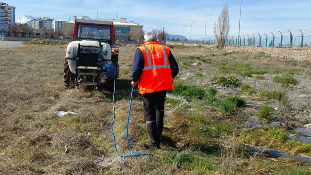 Belediyeden larvasit ila&ccedil;lama &ccedil;alışması
