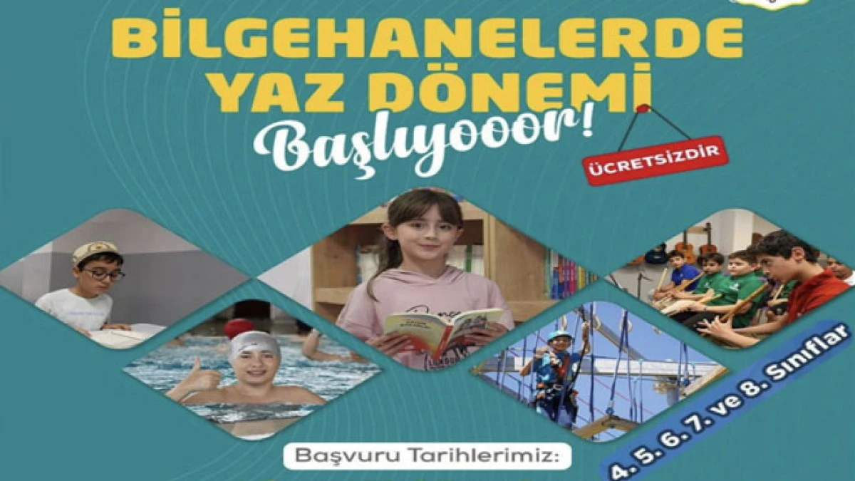 Bilgehane'de yaz dönemi kayıtları başlıyor