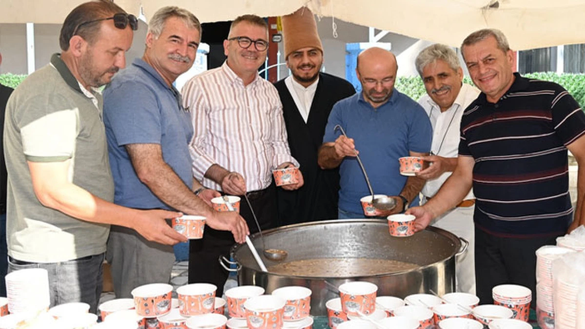 Değirmenci Mahallesi’nde aşure ikramı ve semazen gösterisi