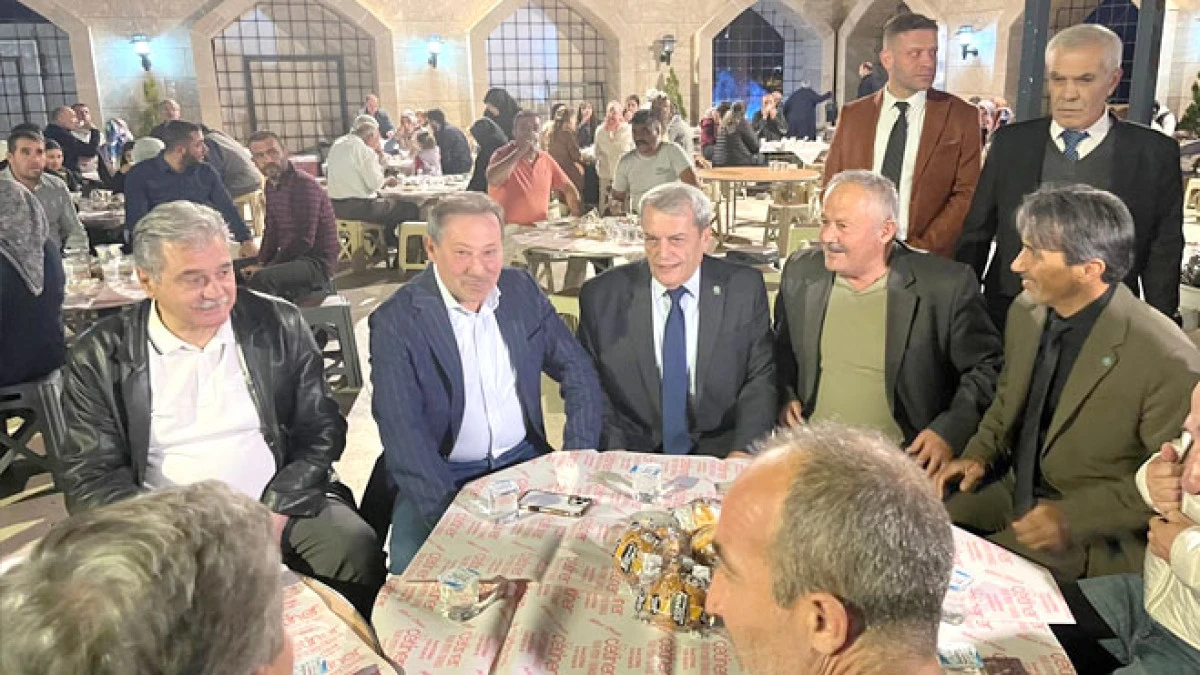 Esnaf ve sanatkârlar dayanışma sofrasında buluştu