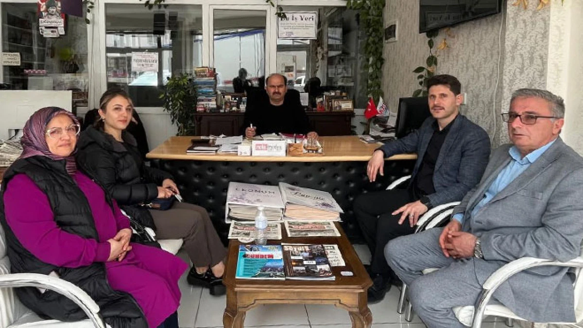 Hastane y&ouml;netiminden gazetemize ziyaret