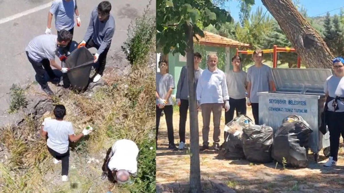 İmam Hatipli &ouml;ğrencilerden &ccedil;evreye &ouml;rnek duyarlılık