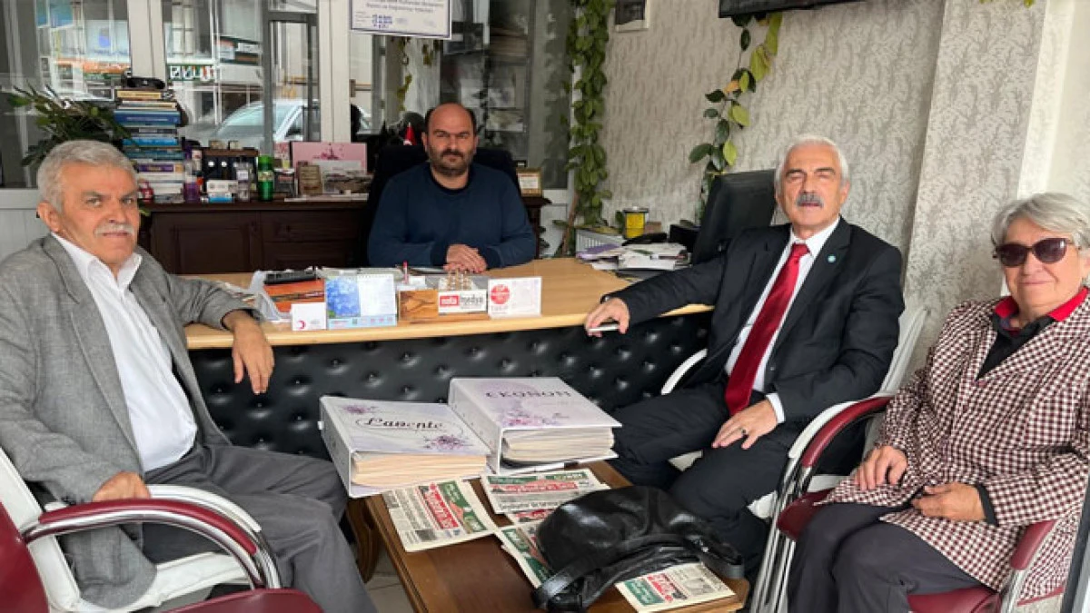 İyi Parti İlçe Teşkilatı’ndan gazetemize ziyaret