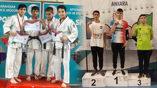 Judo ve bilek güreşinde Türkiye şampiyonluğu