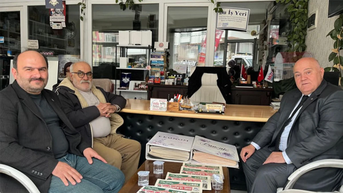 Kaymakam Kadir Akın G&ouml;zel&rsquo;den gazetemize ziyaret