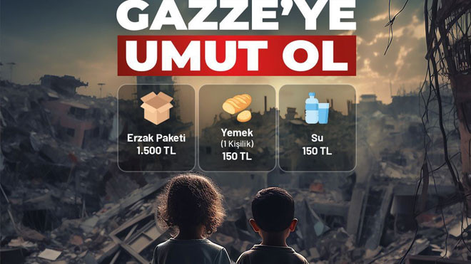 Ketenli Derneği Gazze’ye Umut olmak için yola çıkıyor