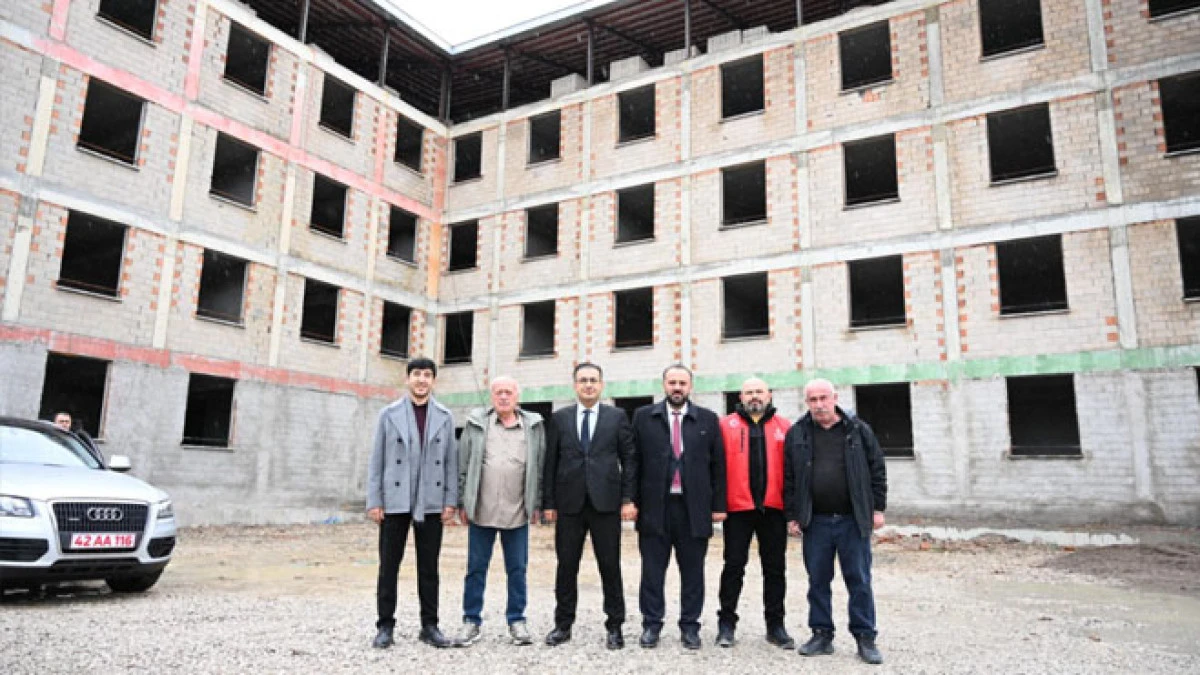 Kıyıcı&rsquo;dan Yatılı Kız Kur&rsquo;an kursu inşaatına inceleme