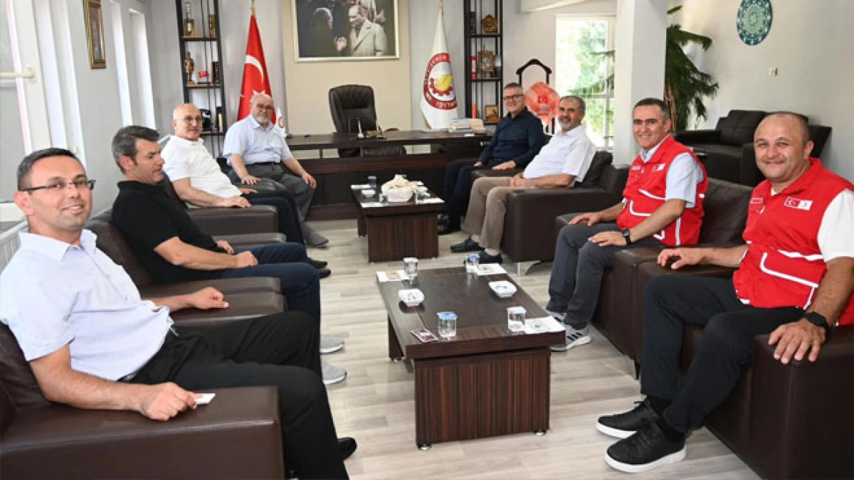Kızılay heyetinden Seydişehir'e ziyaret