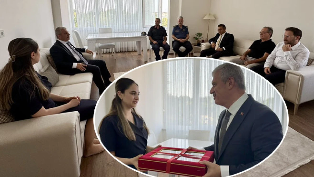 Konya Valisi’nden anlamlı ziyaret ve hediye