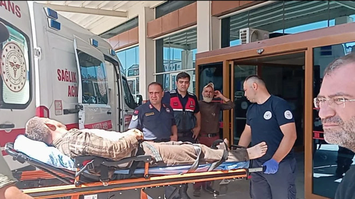 Motorlu testere ile ayağını kesen kişi yaralandı