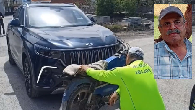 Motosikletle otomobilin çarpışması sonucu 1 kişi ölü