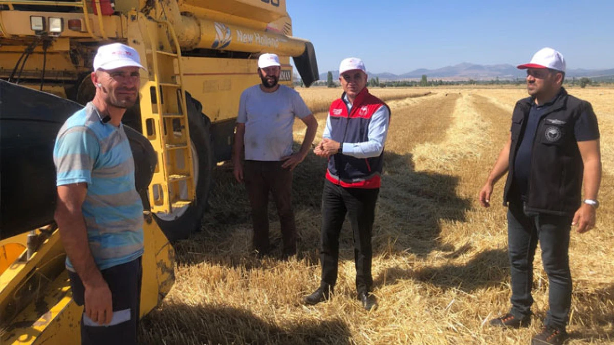 Seçen, Seydişehir’de hububat tarlalarını inceledi