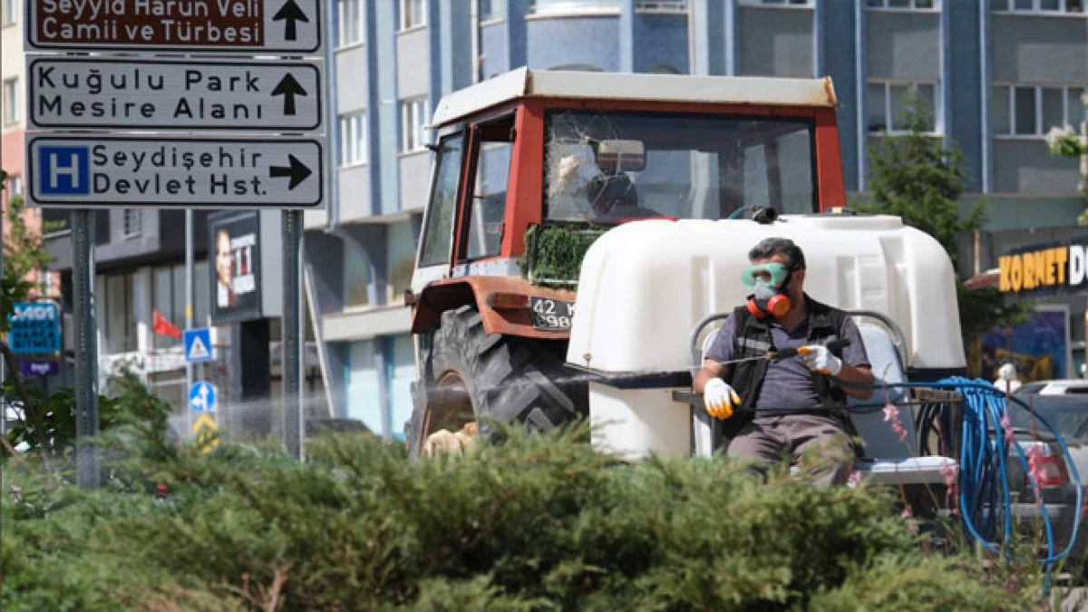 Seydişehir Belediyesi’nden kene ve zararlı haşerelere karşı ilaçlama