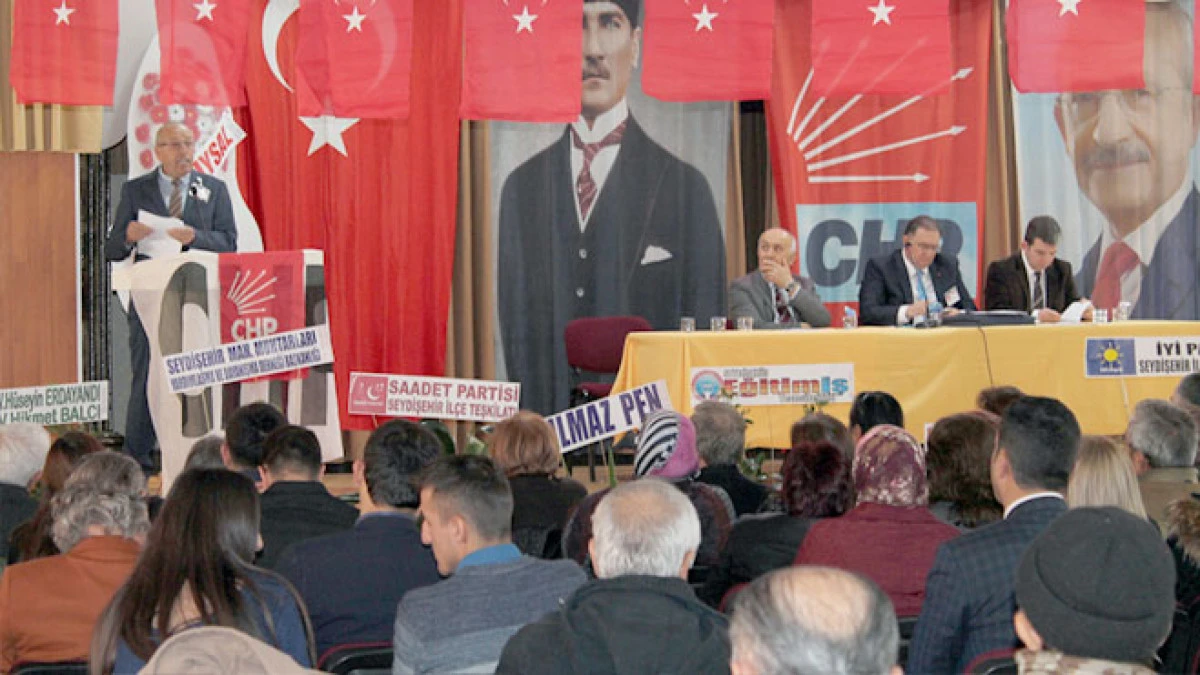 Seydişehir CHP olağan üstü kongreye gidiyor