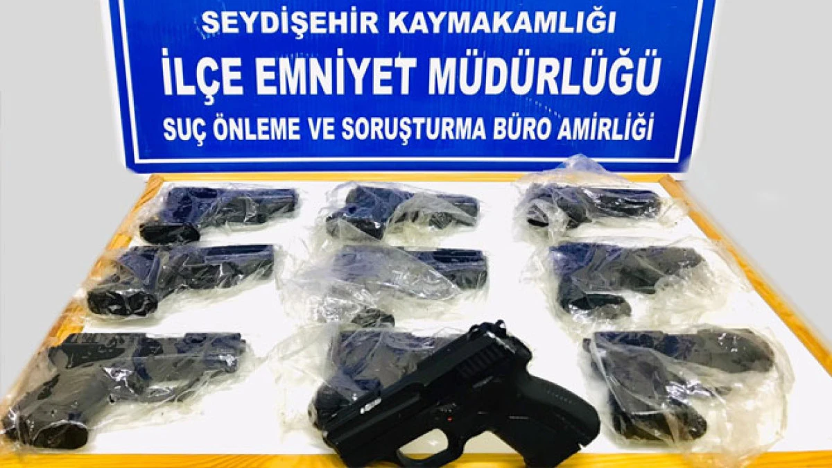 Seydişehir emniyetinden ruhsatsız silah operasyonu