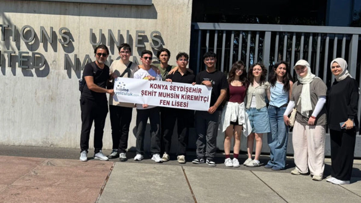 Seydişehir Fen Lisesi'nden Avrupa’ya akademik yolculuk