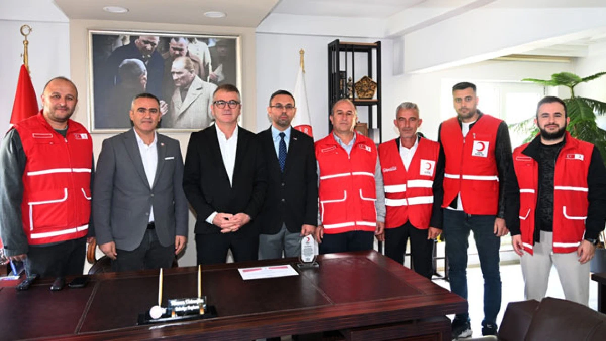 Seydişehir Kızılay’dan Başkan Ustaoğlu’na teşekkür ziyareti