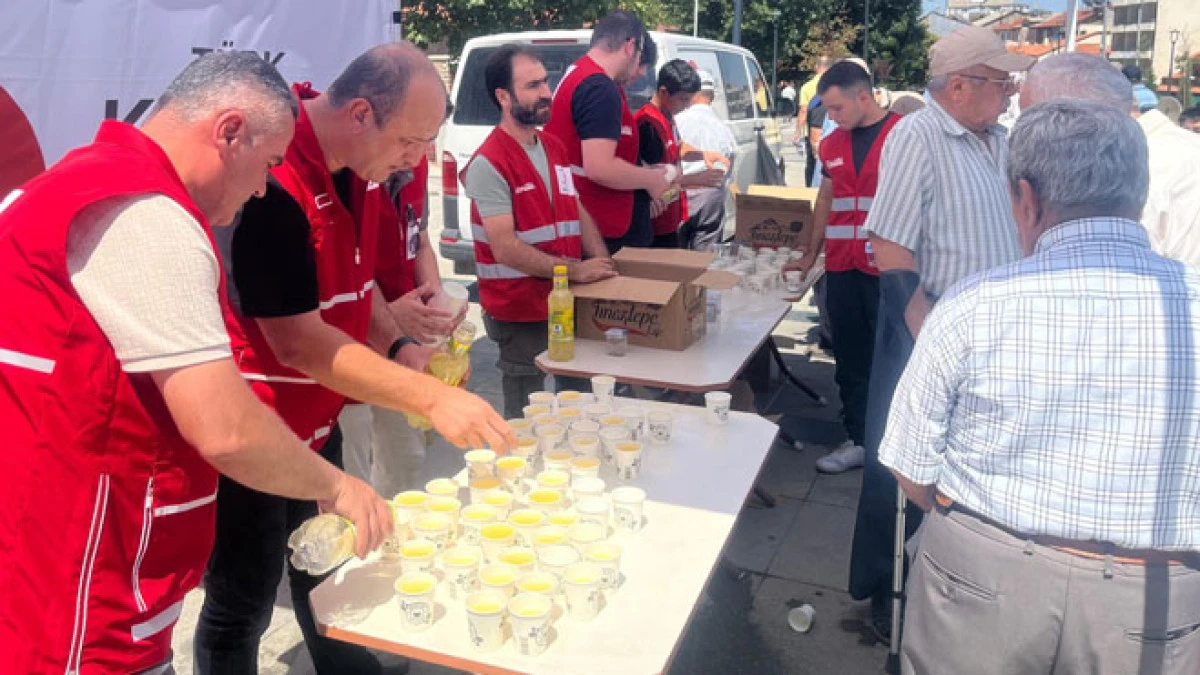 Seydişehir Kızılay’dan Cuma ikramı