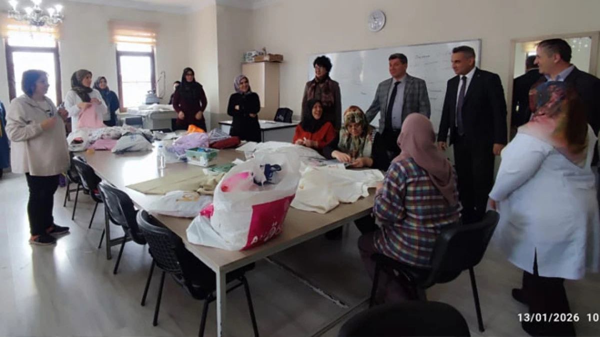 Seydişehir KOMEK Kurslarına yerinde inceleme