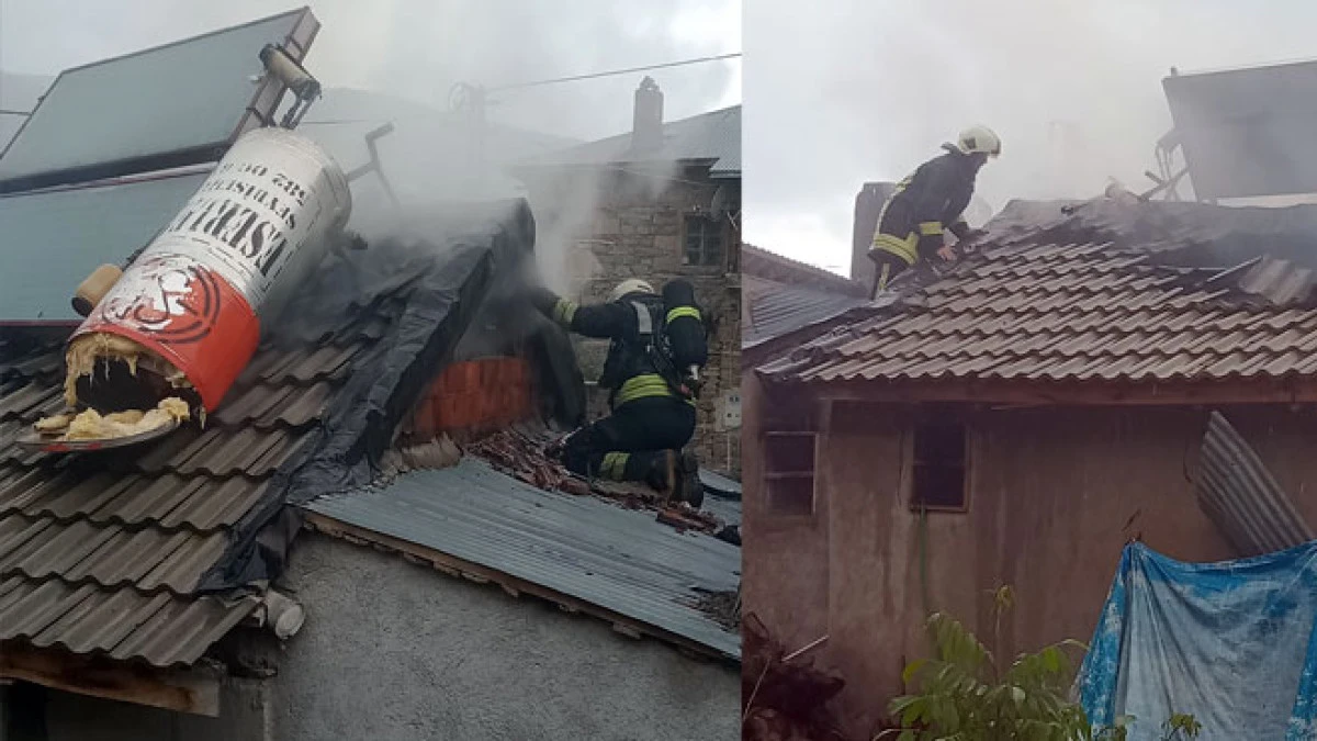 Seydişehir Kozlu Mahallesi’nde korkutan yangın