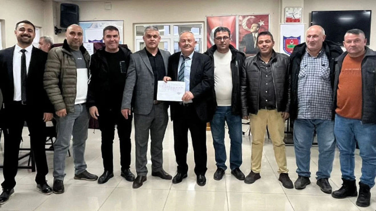 Seydişehir Şof&ouml;rler Odası Başkanı Hasan &Uuml;nvar g&uuml;ven tazeledi