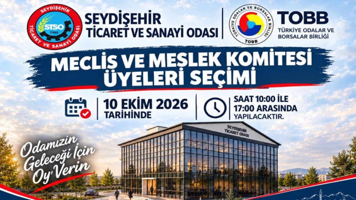 Seydişehir TSO&rsquo;da se&ccedil;im heyecanı