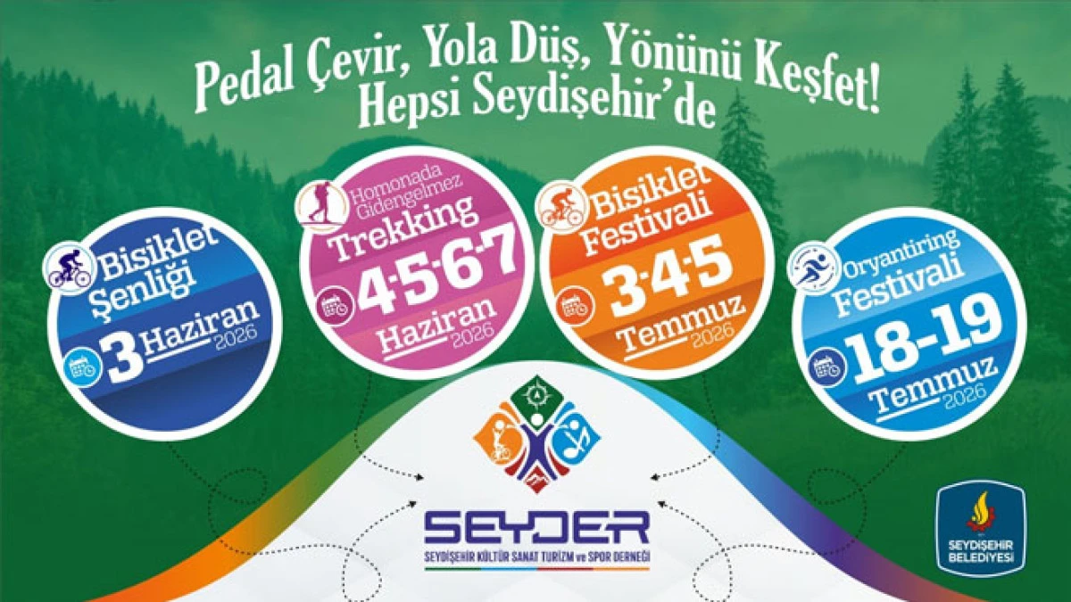 Seydişehir&rsquo;de doğa festivallerinin tarihleri belli oldu