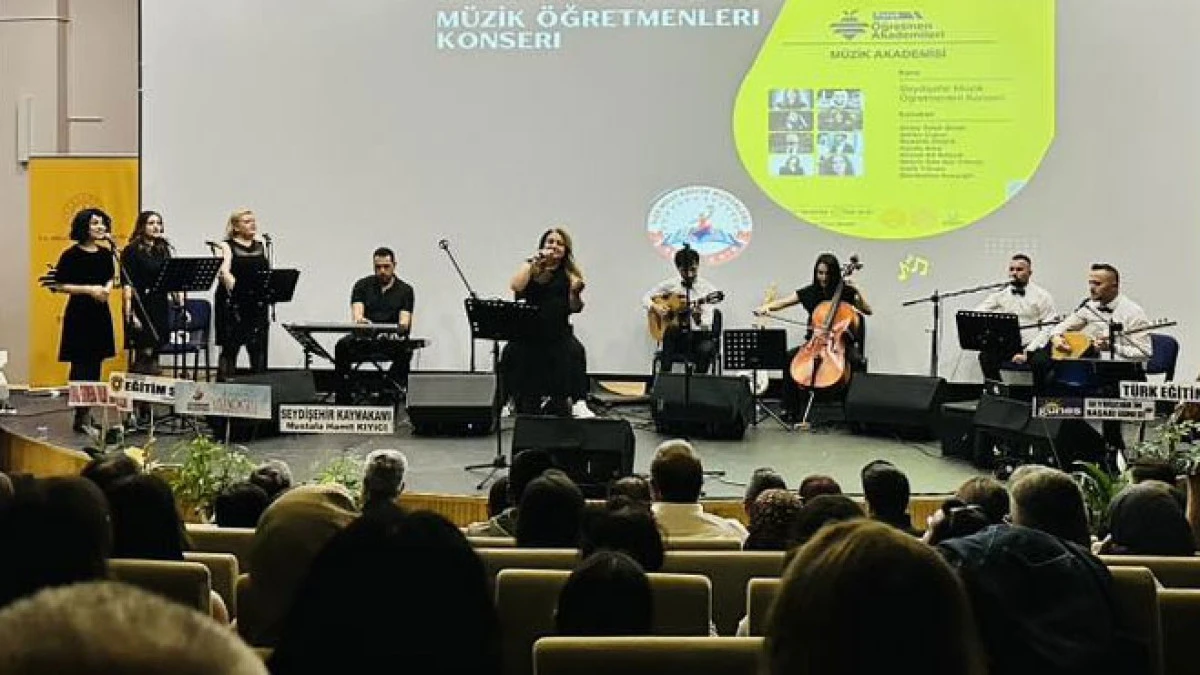 Seydişehir&rsquo;de m&uuml;zik akademisi konserine yoğun ilgi