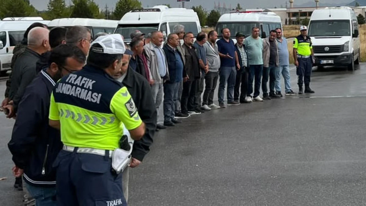Seydişehir&rsquo;de taşımalı eğitim ara&ccedil;larına denetim