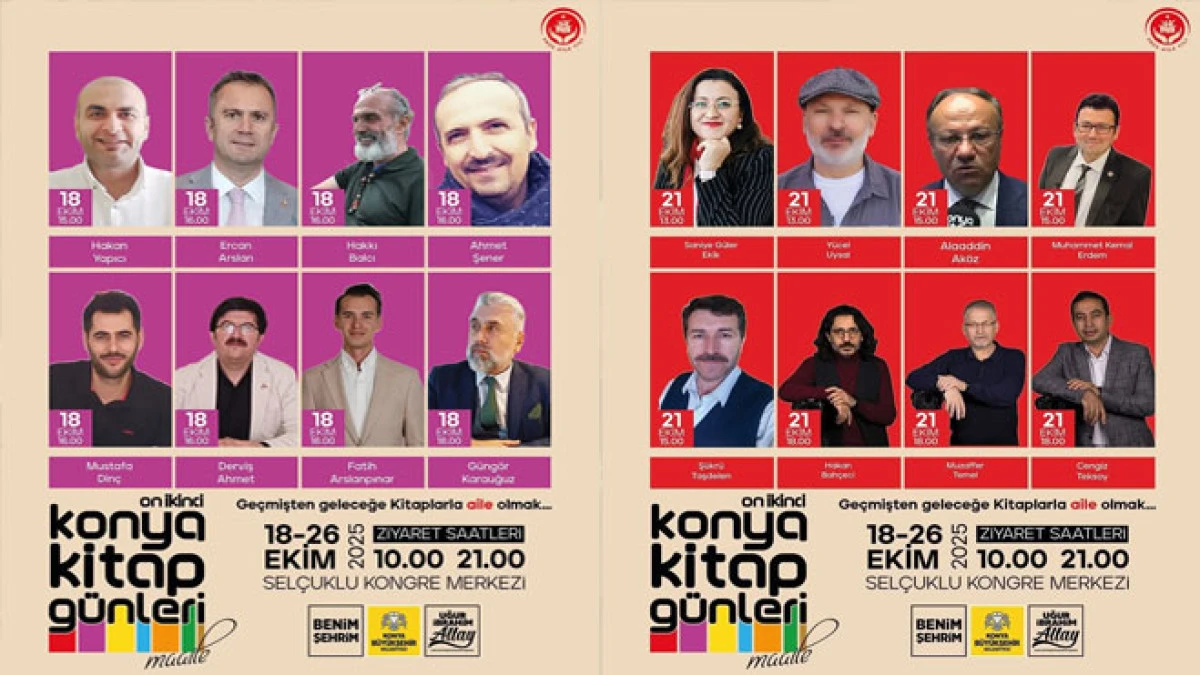 Seydişehirli Yazarlar Konya Kitap Günleri’nde