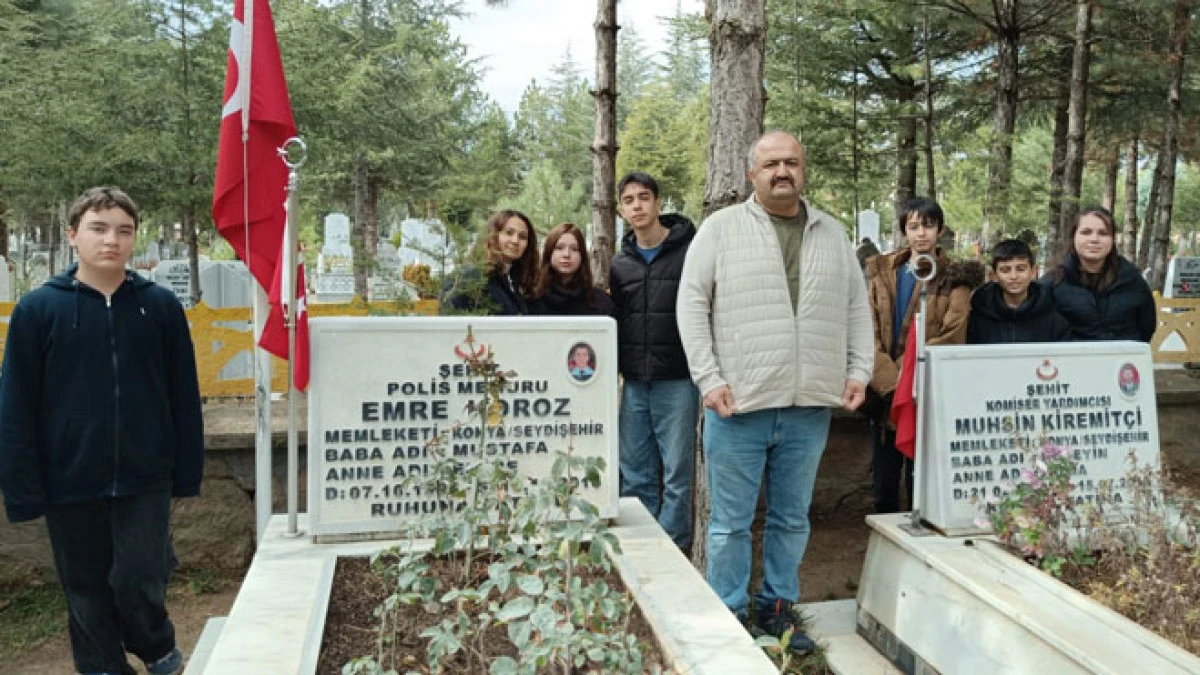 Seyyid Harun Ortaokulu’ndan şehit ailesine anlamlı ziyaret