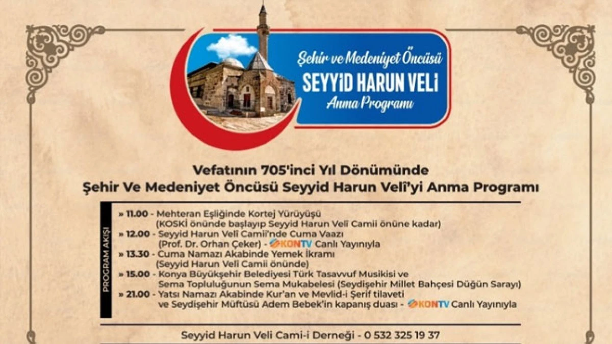 Seyyid Harun Veli Sempozyumu düzenlenecek