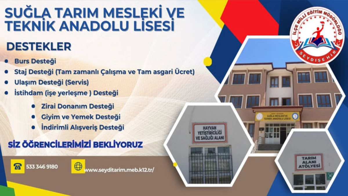 Suğla Tarım Lisesi için iki önemli protokol imzalandı