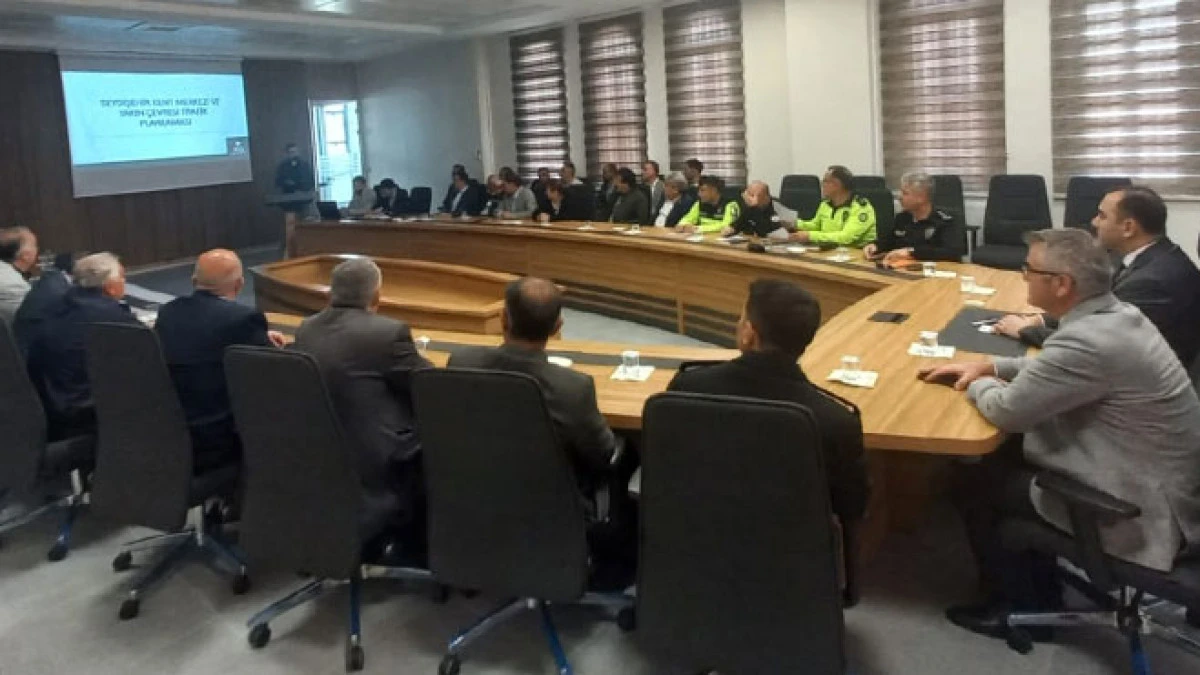 Trafik Master Planı Toplantısı gerçekleştirildi