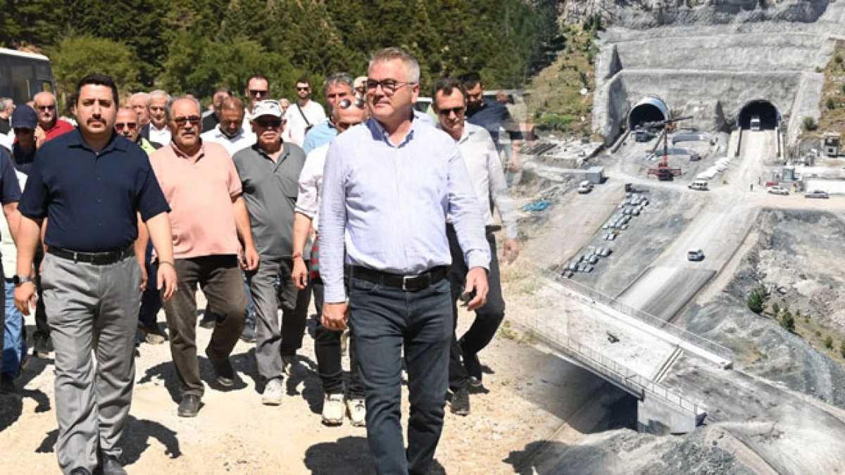 Ustaoğlu, Alacabel T&uuml;neli&rsquo;nin bu kış ulaşıma a&ccedil;ılacağı m&uuml;jdesini verdi