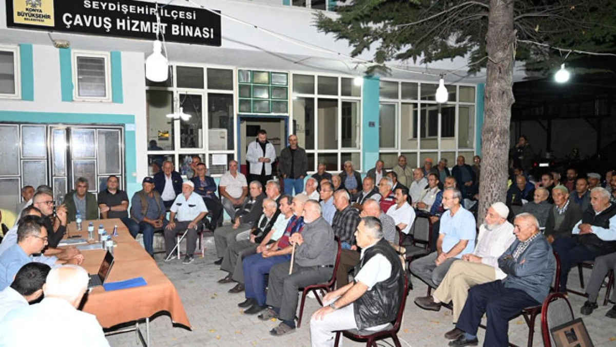 Ustaoğlu, &Ccedil;avuş Mahallesi&rsquo;nde hemşehrileriyle buluştu