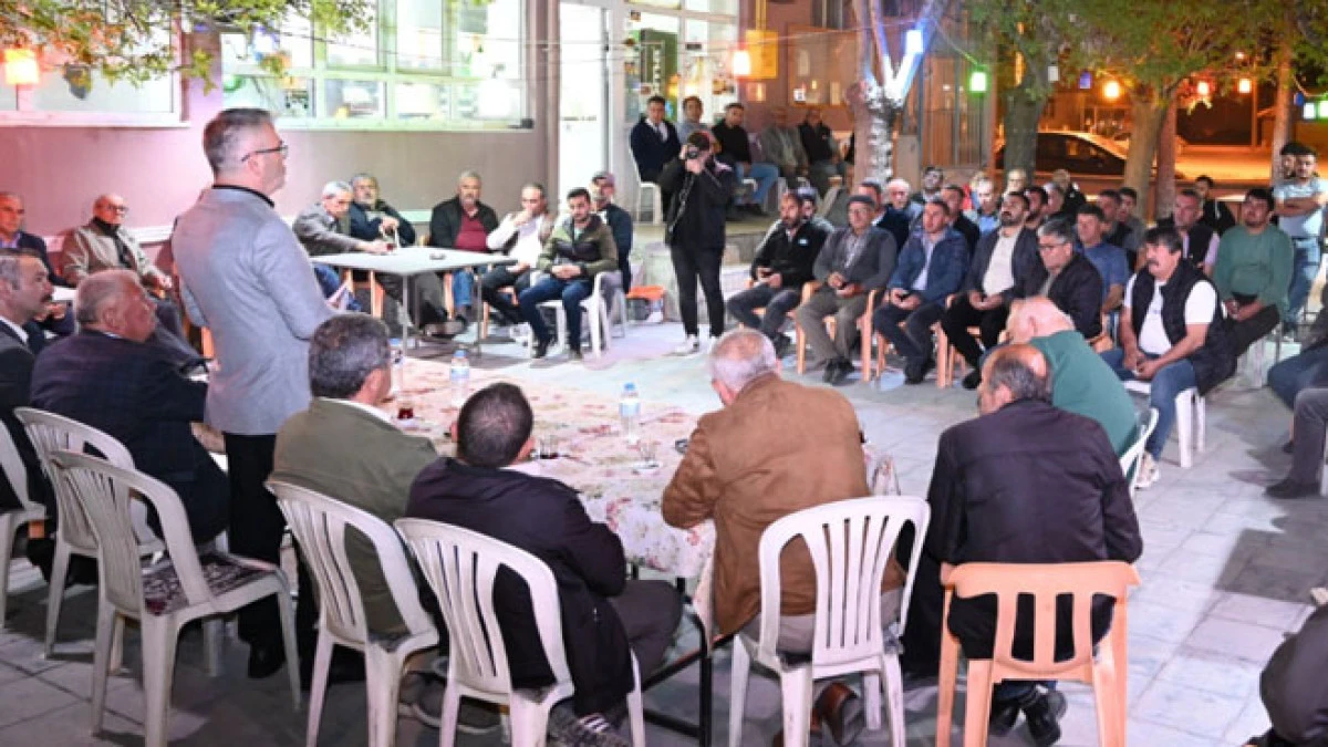 Ustaoğlu Kesecik Mahalle sakinleri ile buluştu