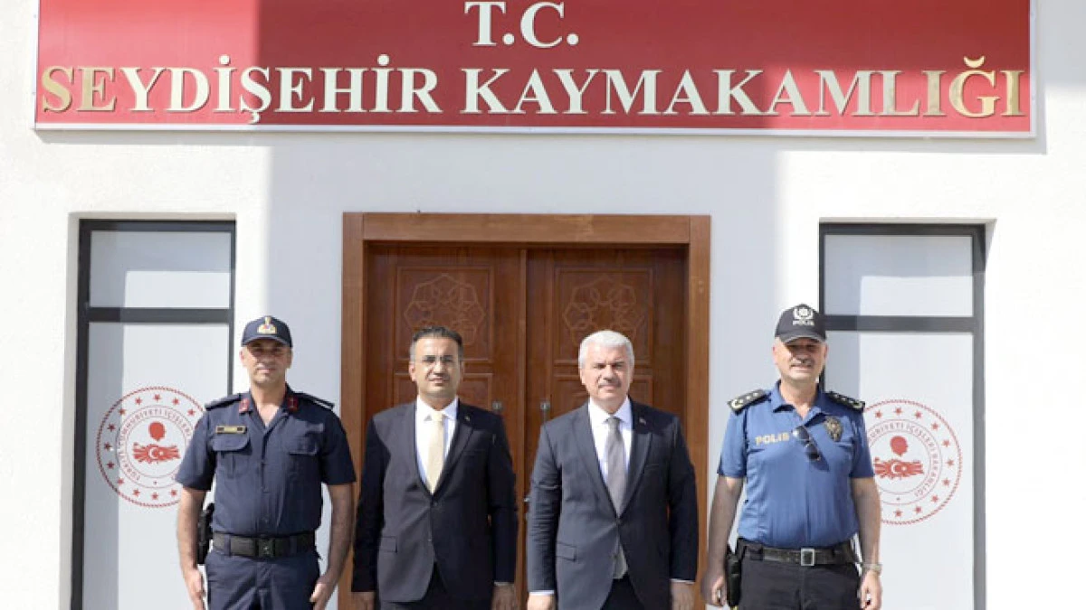 Vali Akın’dan Seydişehir Kaymakamlığı’na ziyaret