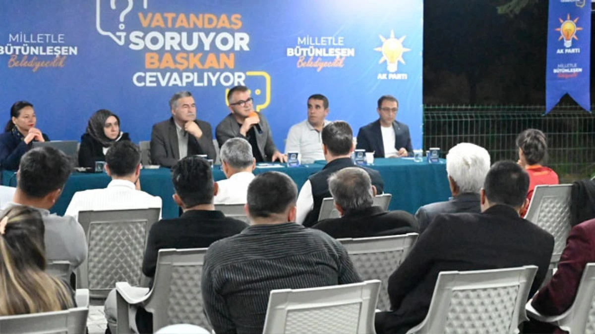Vatandaş sordu başkan cevapladı