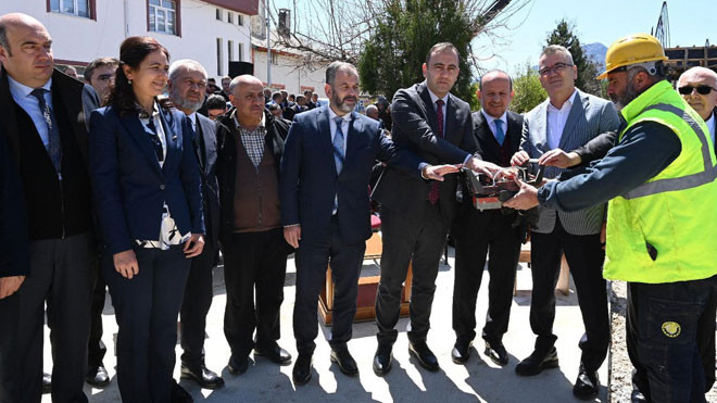 Yatılı Kur'an Kursu'nun temeli törenle atıldı