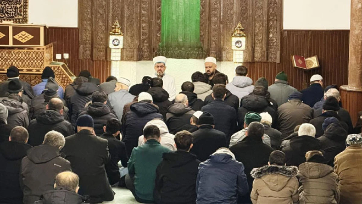 Yeni yıla sabah namazıyla başlandı